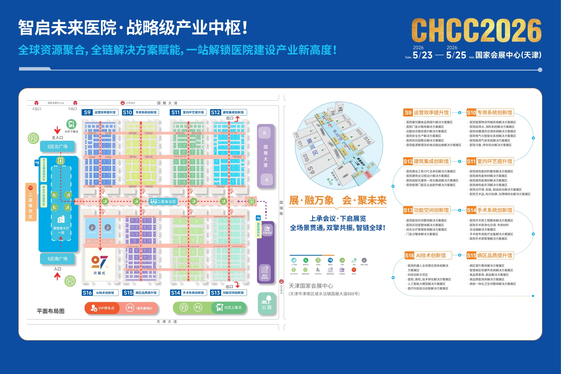 CHCC全国医院建设大会（2026年第二十七届天津医院标识标牌、无障碍设施展览会）